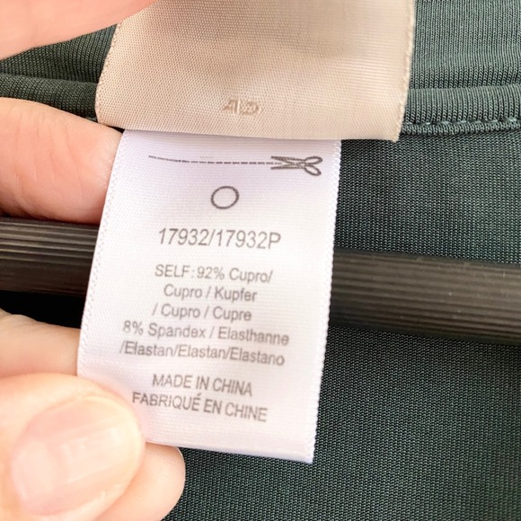 Anthropologie Dolan Left Coast Collection Teal Green V Neck Tunic Pocket Dress M - Picture 11 of 12